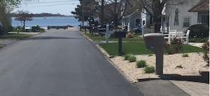 view from driveway