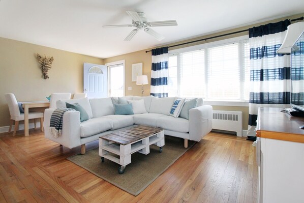 Lots of natural light in this charming home located by the beaches