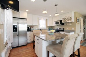 Fully appointed kitchen with island