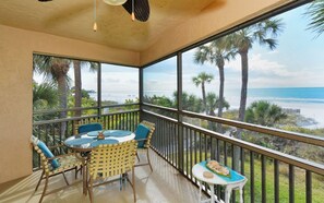 Lanai with FULL Beach Views in both directions!