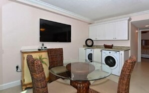 Brand New Washer/Dryer Under Dining Area Cabinets