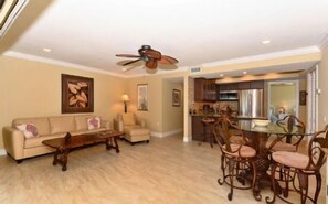 Living, Dining and Kitchen