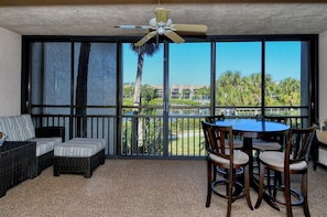 Ceiling fan in lanai