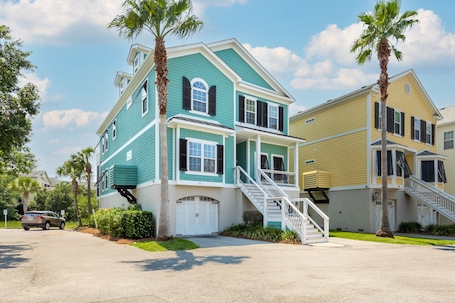 View of the front of the property, unit 81 is on the left.