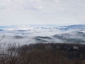 This is why we call our cabin, Above the Clouds