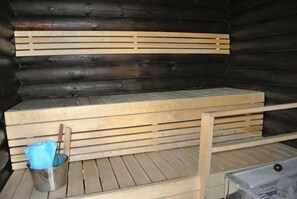 Sauna at lake
