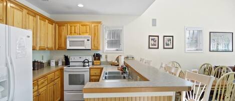 Kitchen and Bar Area