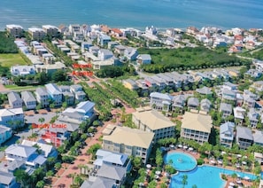 Very close to pool and beach access.