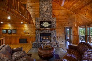 All-Wood Interior, Plenty of Natural Light, and a Gorgeous Stone Gas Fireplace and SMART TV