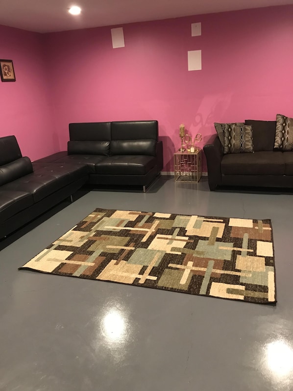 Living room area / 2 comfortable couches