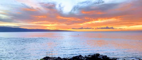 Enjoy the sunsets while sitting on the lanai.  