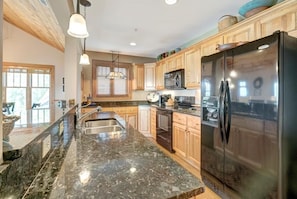 Kitchen--- Granite Counter-tops, Lots of Cabinets 