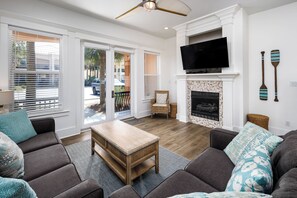Living room with TV
