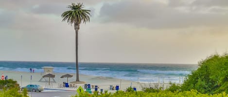 Vue sur la plage/l’océan