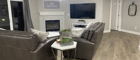 Living Room with Fireplace