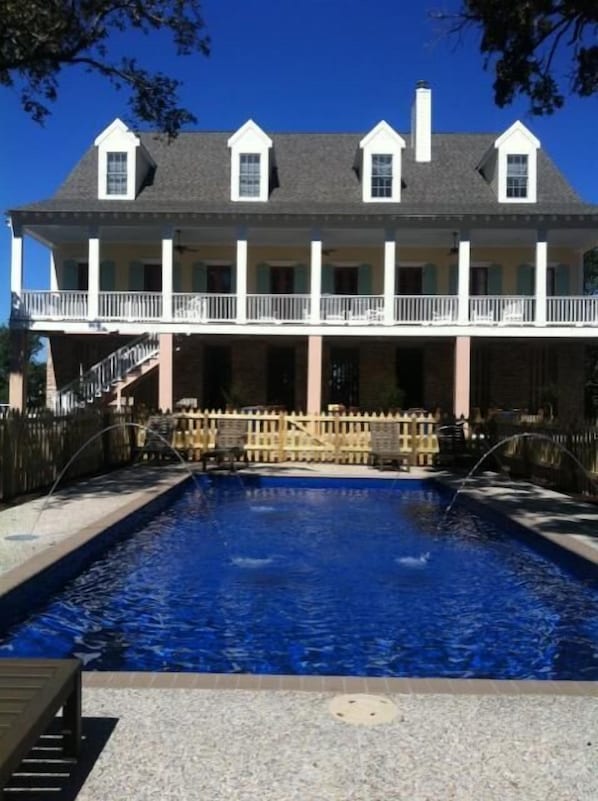 Pool and House