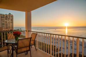 Open Balcony with Spectacular Sunset Views