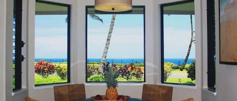 Enjoy breakfast while taking in magnificent Ocean views!