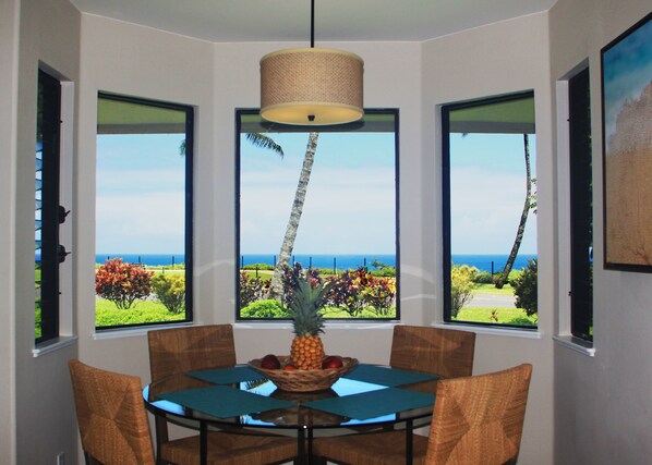 Enjoy breakfast while taking in magnificent Ocean views!