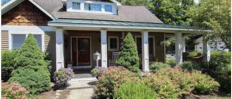 Front of house and porch 