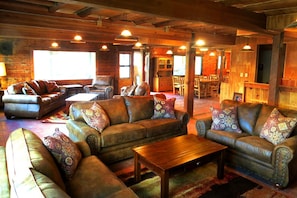 The Great Room inside The Lodge