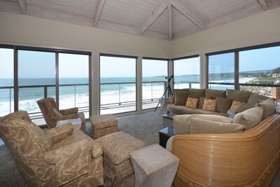 One of two oceanfront units right on the beach near Pleasure Point in Santa Cruz