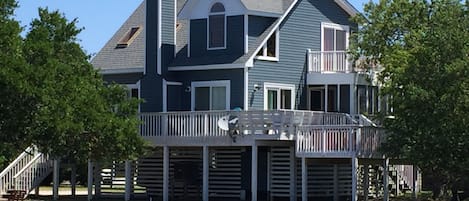 View of house from the sound