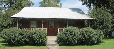 Entrance, front of cabin