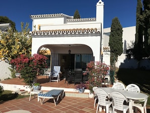 Villa and patio