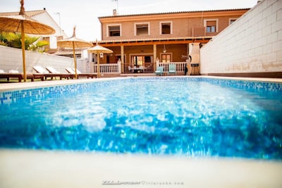 Haus am Strand in Valencia mit privatem Pool