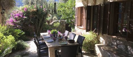 Front Terrace overlooking The Tramontana Mountains