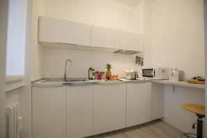 Cocina con placa de inducción