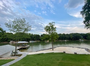 Beautiful view from the back deck