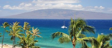 Our balcony view of the island do Lanai