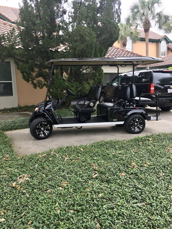 Six Seater EZ-Go Golf Cart