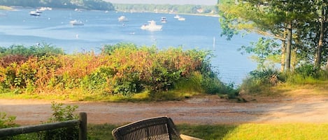 Patio overlooking Great Bay