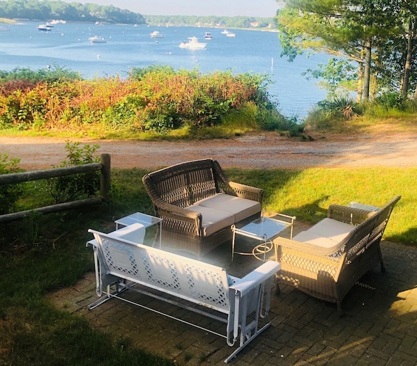 Patio overlooking Great Bay