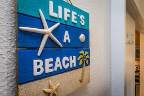 Relax and enjoy your Vacation/Holiday.  You are just Steps away from the Beach!