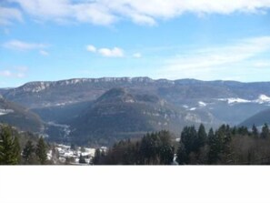 Blick aufs Gebirge