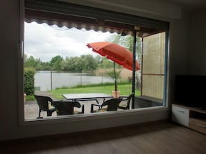 Blick aus dem Wohnzimmer