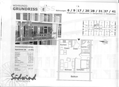 Grundriss Wohnung 28