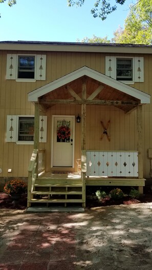 new front porch and shutters