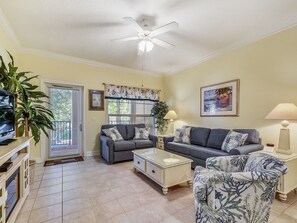 Living Room with Balcony Access at 108 North Shore Place