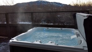 Unwind while enjoying the views from your private deck