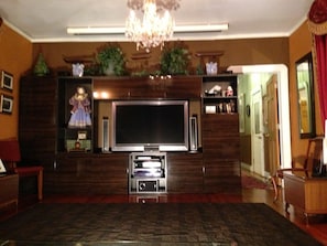 Living room entertainment center