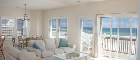 Amazing Views from the Living Room, Kitchen and Dining Area. 