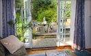 Garden patio which you can use in the summer