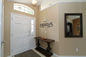 Spacious entrance hallway