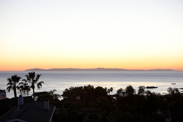 Actual sunset from the unit. 