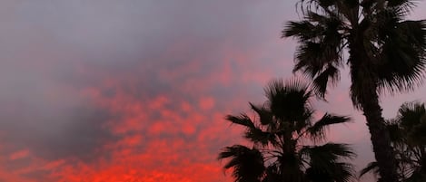 View of Sunset from balcony 